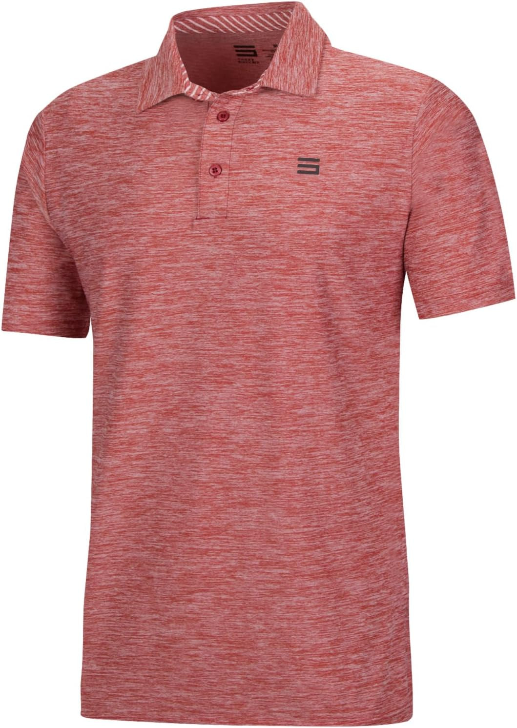 Golf Shirts for Men - Dry Fit Short-Sleeve Polo, Athletic Casual Collared T-Shirt